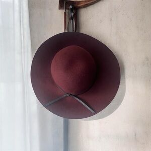 Elegant Burgundy Women's Hat